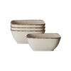 SERVIERSCHALEN Casa Beige ø 18 cm 4er Set - Beige, Keramik (18/8/18cm) - Ritzenhoff Breker