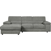 ECKSOFA london Grau - Grau, Textil (166/266cm) - Habitat Garten