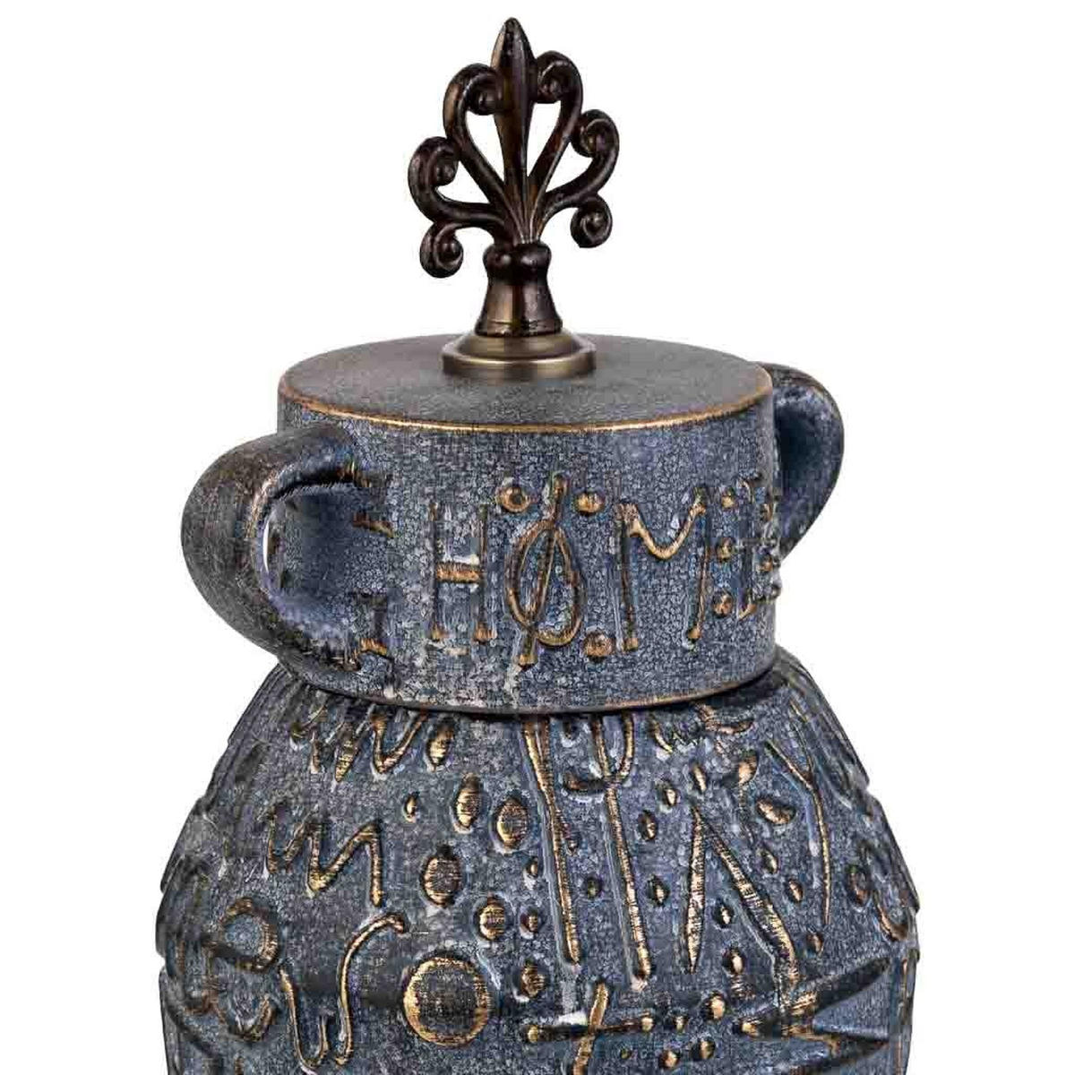 VASE aus Keramik, grau, 18x40cm - Grau, Keramik (40cm) - Wanderlust