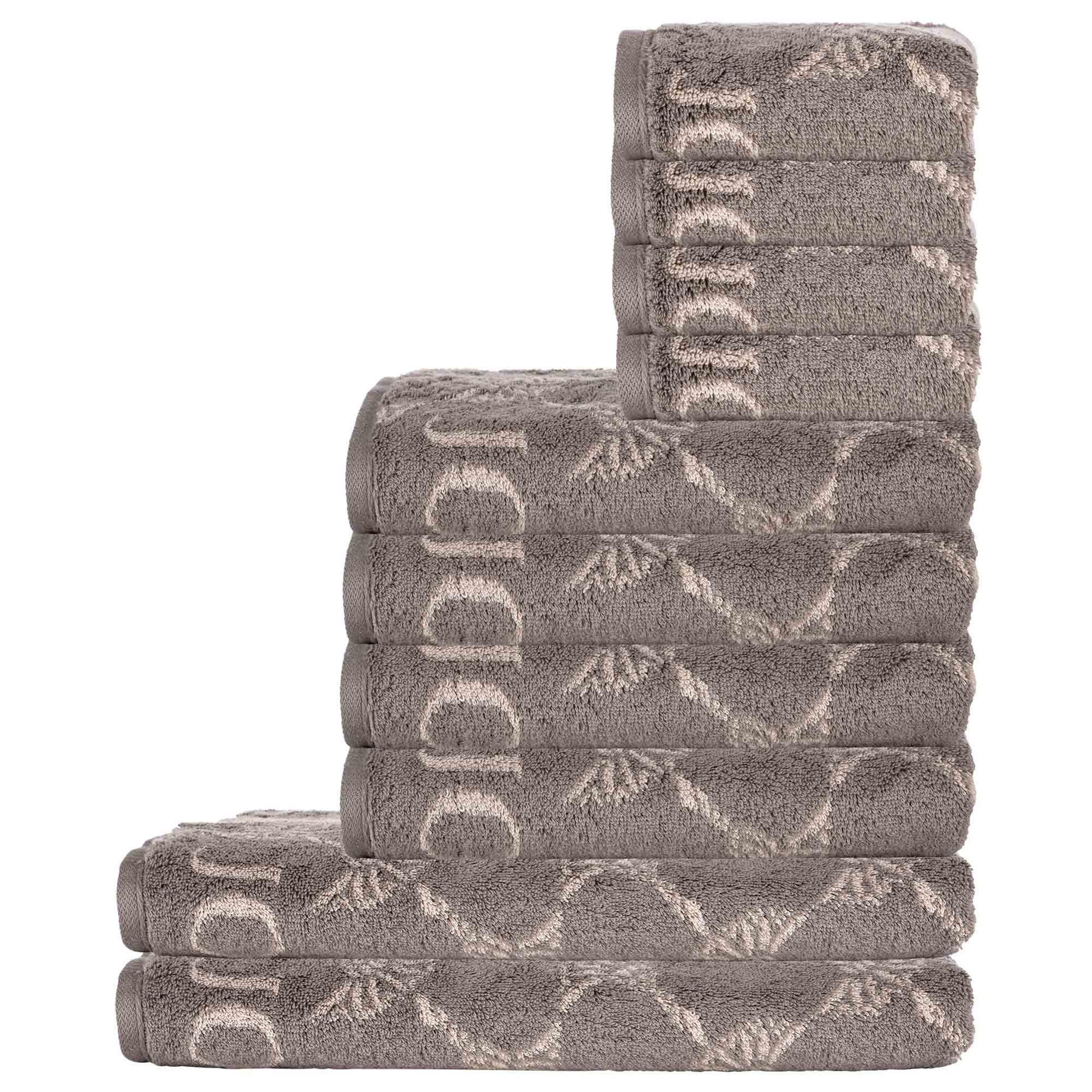HANDTUCH Unisex Braun Baumwolle 10er Pack - Braun, Textil (100/50cm) - Joop!
