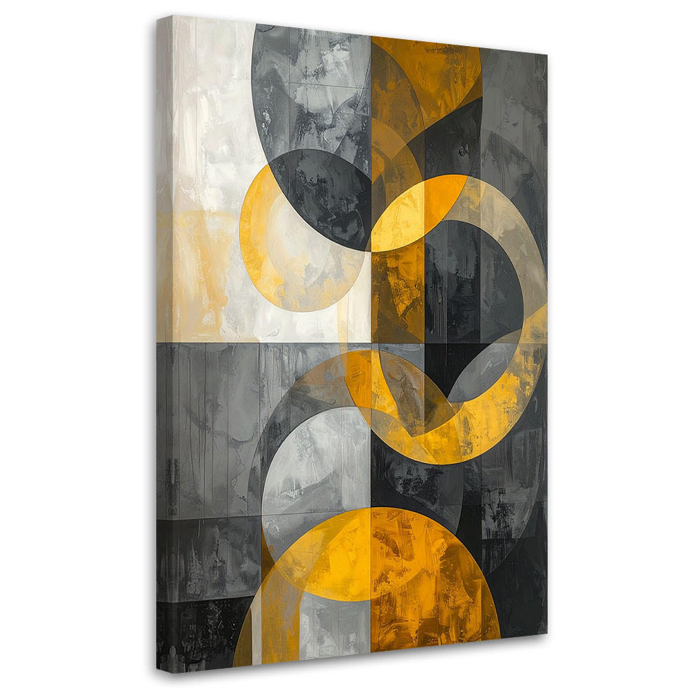 Feeby Wandbild, Gelb 80x120 cm