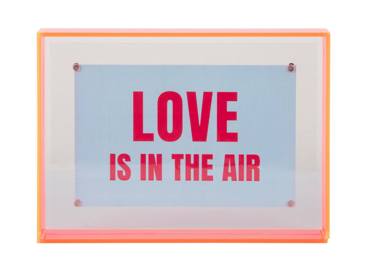 BILDERRAHMEN Gayo Acrylic Rosa 3/19/14 cm - Pink, Kunststoff (19/14/3cm) - Present Time