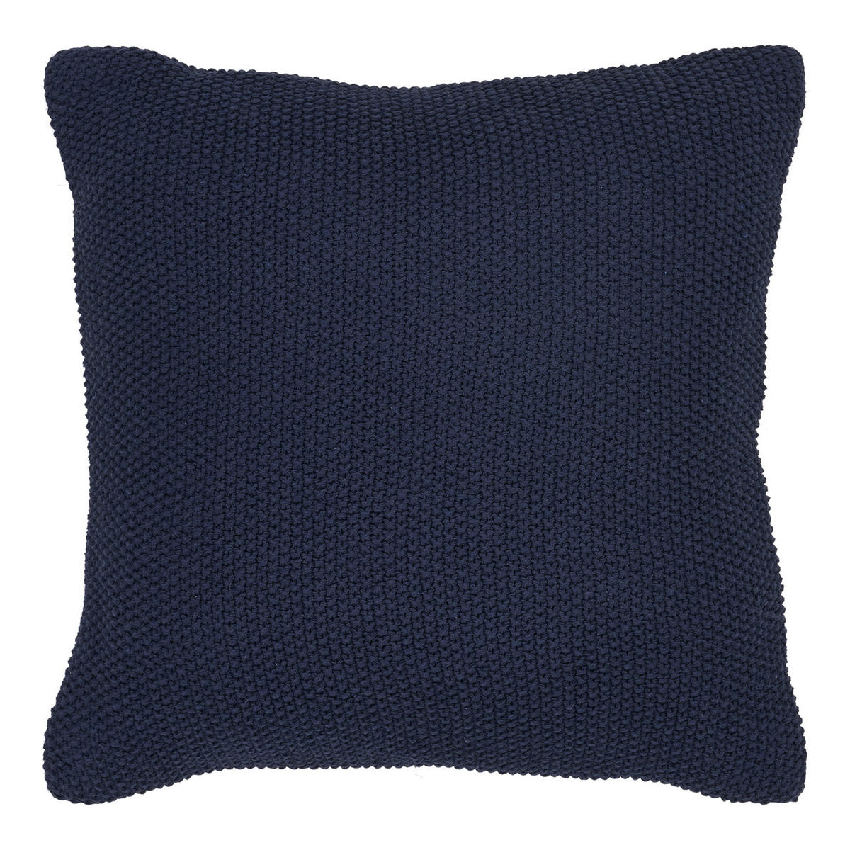 KISSEN Santos 100% Recycelte Baumwolle Dunkelblau - Dunkelblau, Textil (45/45cm) - tinkaro