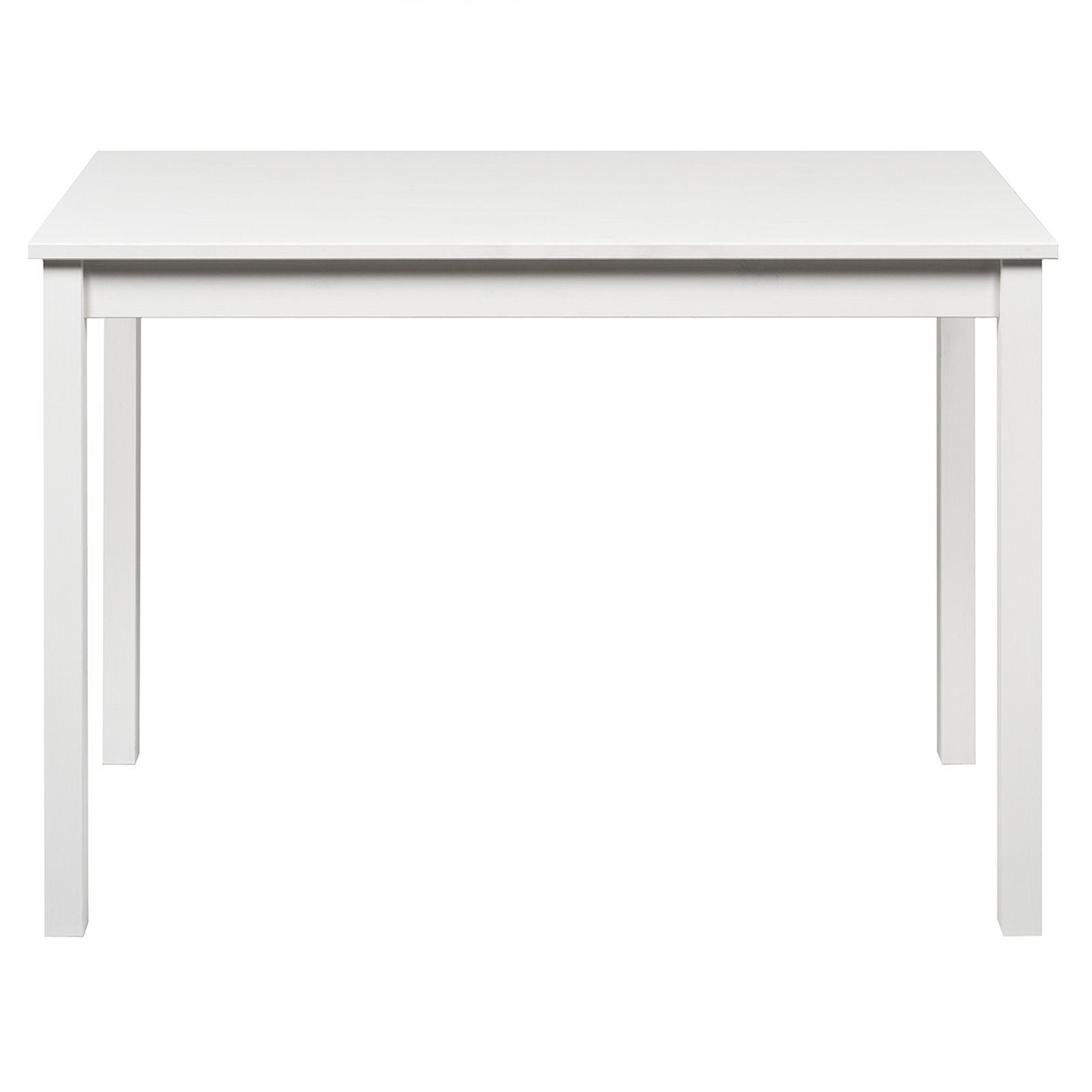 SCHREIBTISCH Massivholz 60/110/75 cm - Weiß, Holz (60/110/75cm) - hagge home