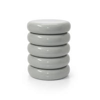 STRANSKA miza - siva, kovina (31/31/45cm) - Relaxdays