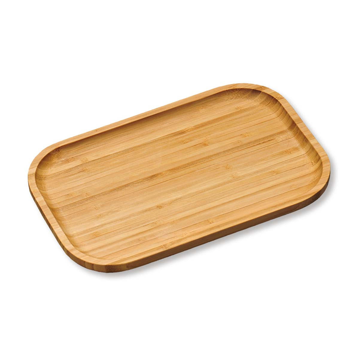 SERVIERBRETTER, 12 Stück, hochgezogener Rand - Bambus - 30,5 x 20cm - Naturfarben, Holz (20/2/30.5cm) - Kesper