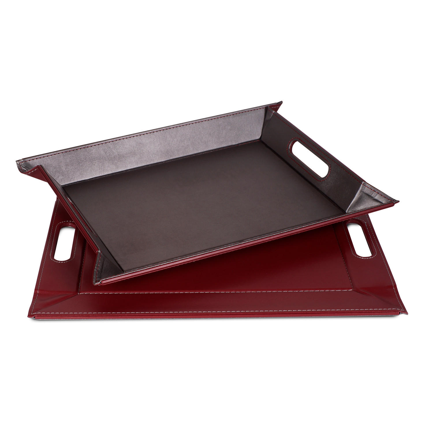 WENDETABLETT Anthrazit / Burgund - 55 x 41cm - Bordeaux, Textil (41/0.8/55cm) - Freeform