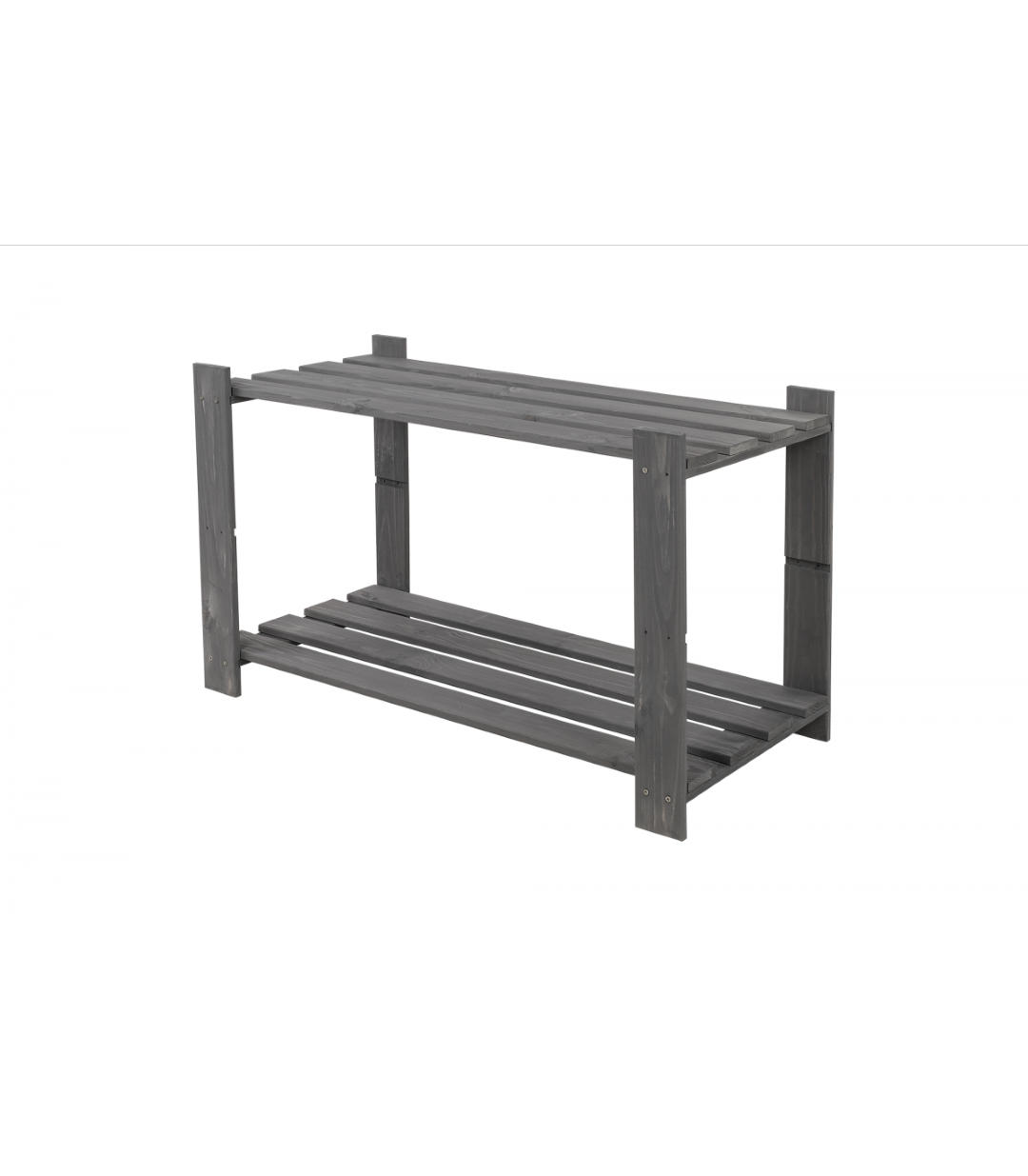 Proregal Holzregal Grau 80x50x38 cm
