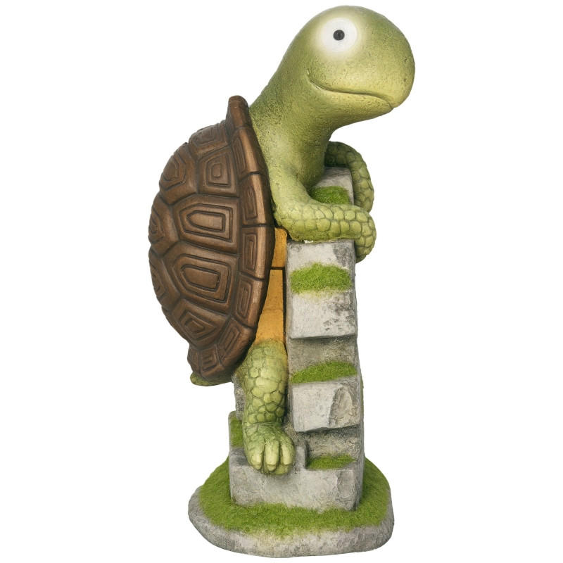 SOLAR Gartenfigur Schildkröte 17.5x18.5x36.5 cm mit led - Multicolor, Metall (18.5/36.5/17.5cm) - Modfu