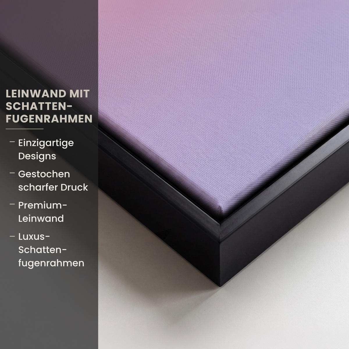 LEINWAND Bilder mit Rahmen - Disco - Obst - Glitzer - Erdbeere - 100x70 - Pink, Textil (100/70cm) - MuchoWow
