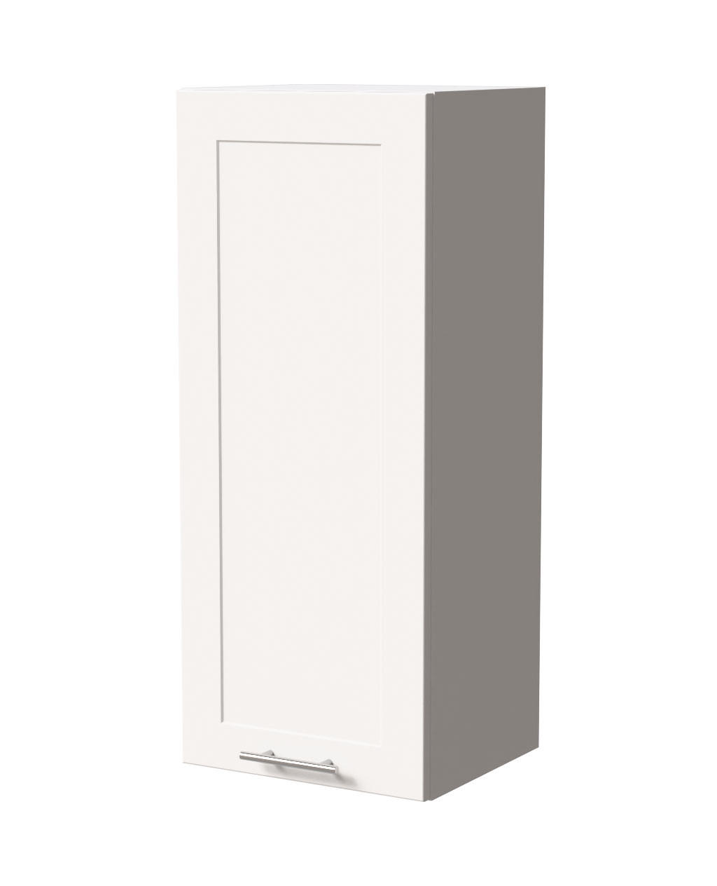Feldmann-Wohnen Hängeschrank Weiß, Weiß 40x96x32.5 cm