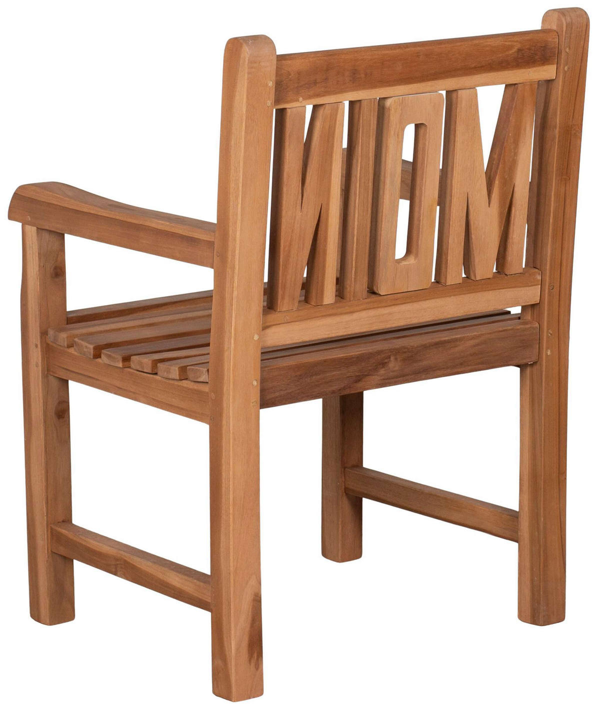 GARTENSTUHL Moin - Braun, Naturmaterialien/Metall (60/91/60cm) - Mr. Deko