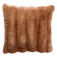 KISSEN Astrid mokka 45 x 45 cm - Braun, Textil (45/45cm) - Vivaraise