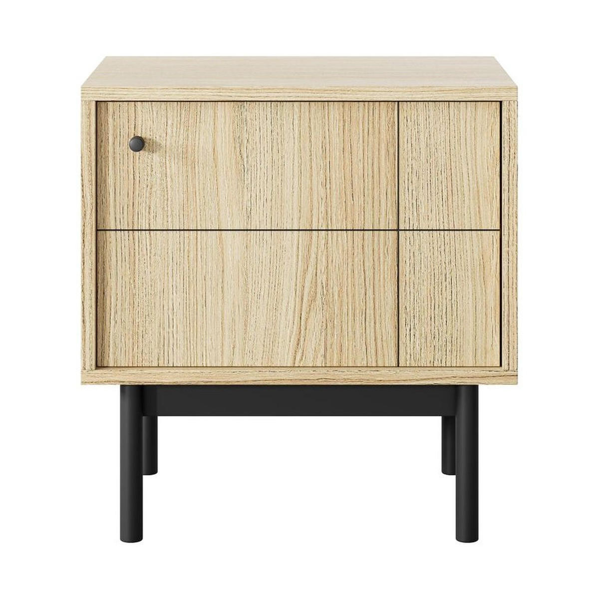 NACHTTISCH – S54 – 54 cm – JAPANDI – Eichefarben - Eichefarben, Holzwerkstoff (53.5/56.6/39cm) - hi-markt