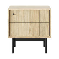 NACHTTISCH – S54 – 54 cm – JAPANDI – Eichefarben - Eichefarben, Holzwerkstoff (53.5/56.6/39cm) - hi-markt