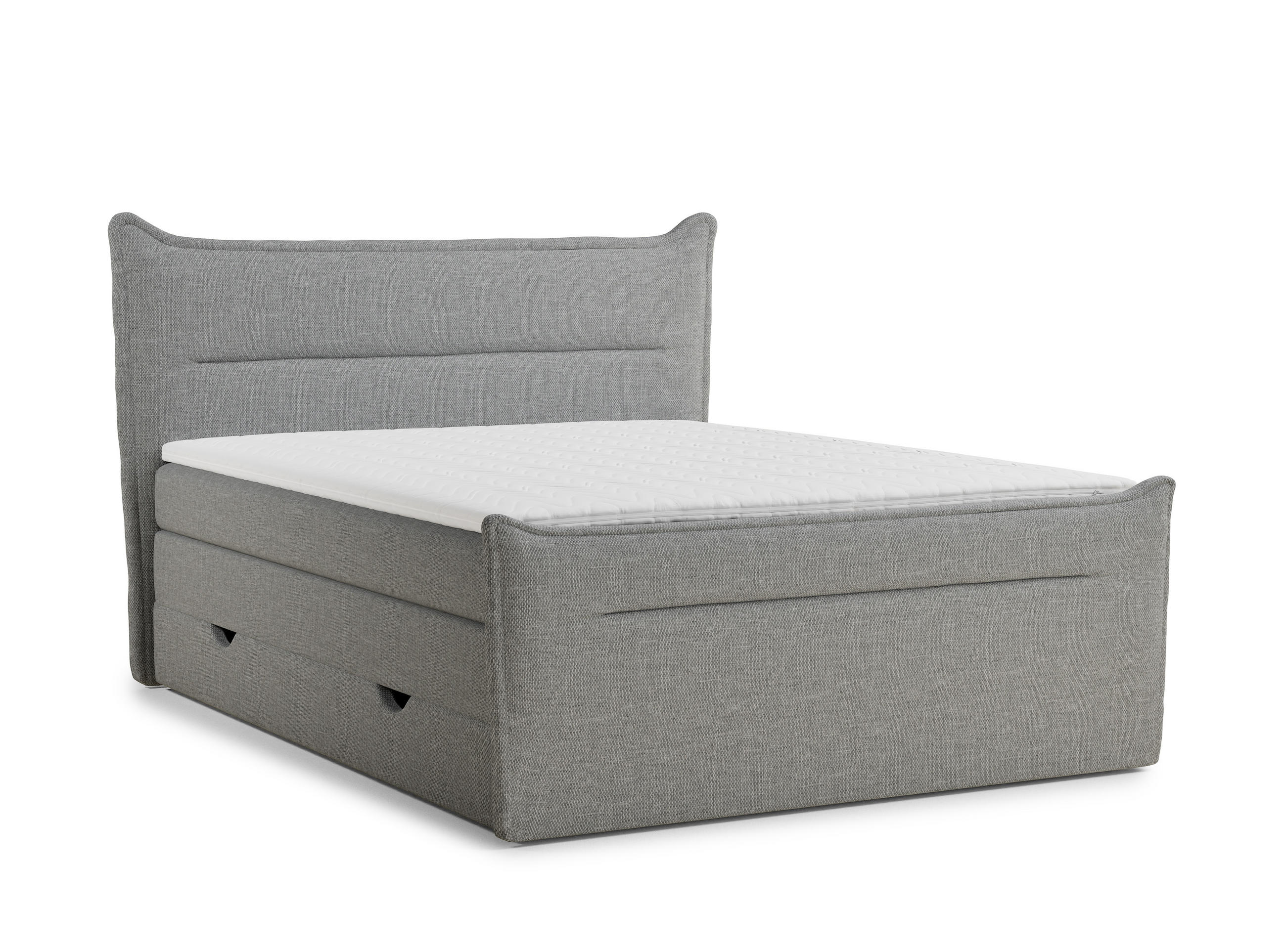 Maison de Reve Boxspringbett Grau 180x200 cm