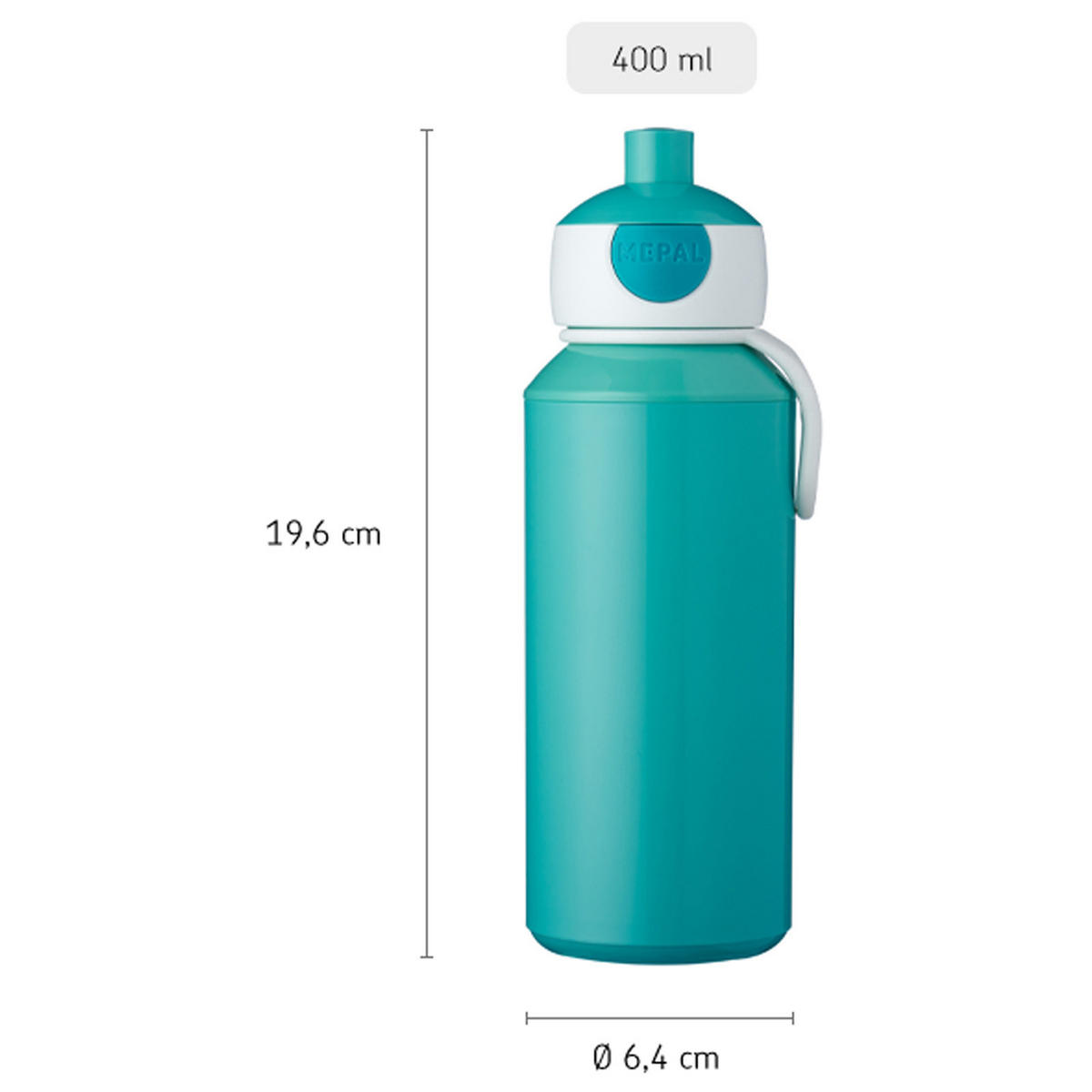 POP-UP TRINKFLASCHE STAR WARS Campus bunt 400 ml - Multicolor, Kunststoff (0.4L) - Mepal