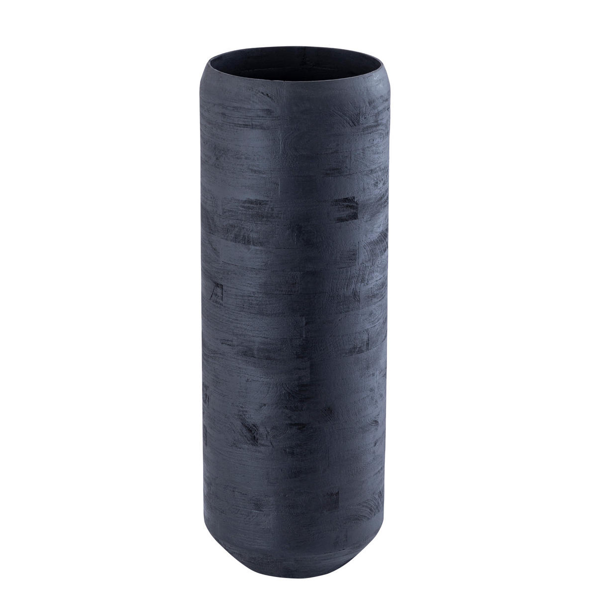 TOPF Gerd Schwarz 30/30/84cm - Schwarz, Holz (84cm) - PTMD Collection