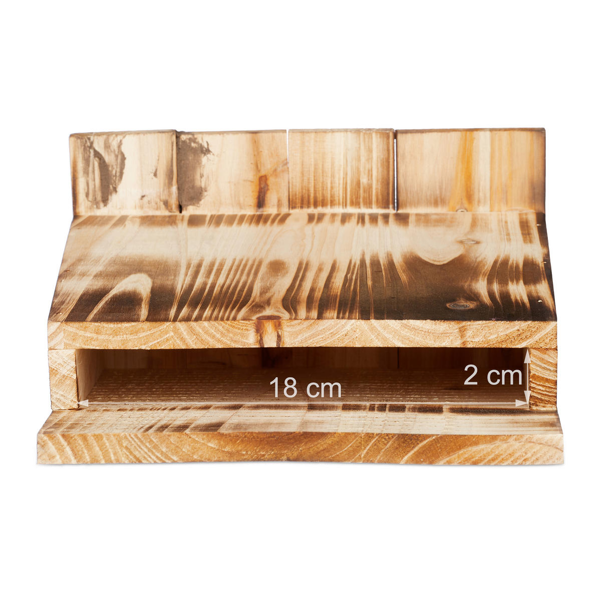 FLEDERMAUSKASTEN - Multicolor, Holz/Metall (22/37/12.5cm) - Relaxdays