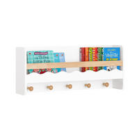 KINDERREGAL Weiß - Weiß/Naturfarben, Holz/Holzwerkstoff (73/30/15cm) - SoBuy