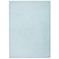 KINDERTEPPICH FLUFFIN hellblau kuschelig waschbar 80/150 cm - Hellblau, Textil (80/150cm) - Tapiso
