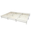 HOLZBETT Familienbett 270/200 cm weiß - Weiß, Holz (270/200cm) - Homestyle4u