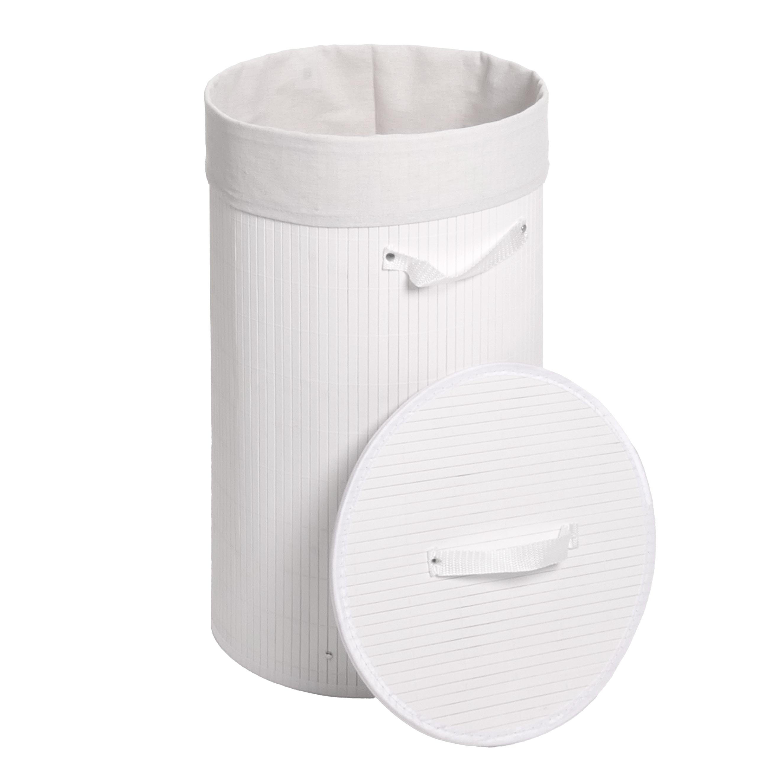 KOŠ NA PRÁDLO Bílý, krémově bílý - bílá/krémová, dřevo (35/59/35cm) - MCW