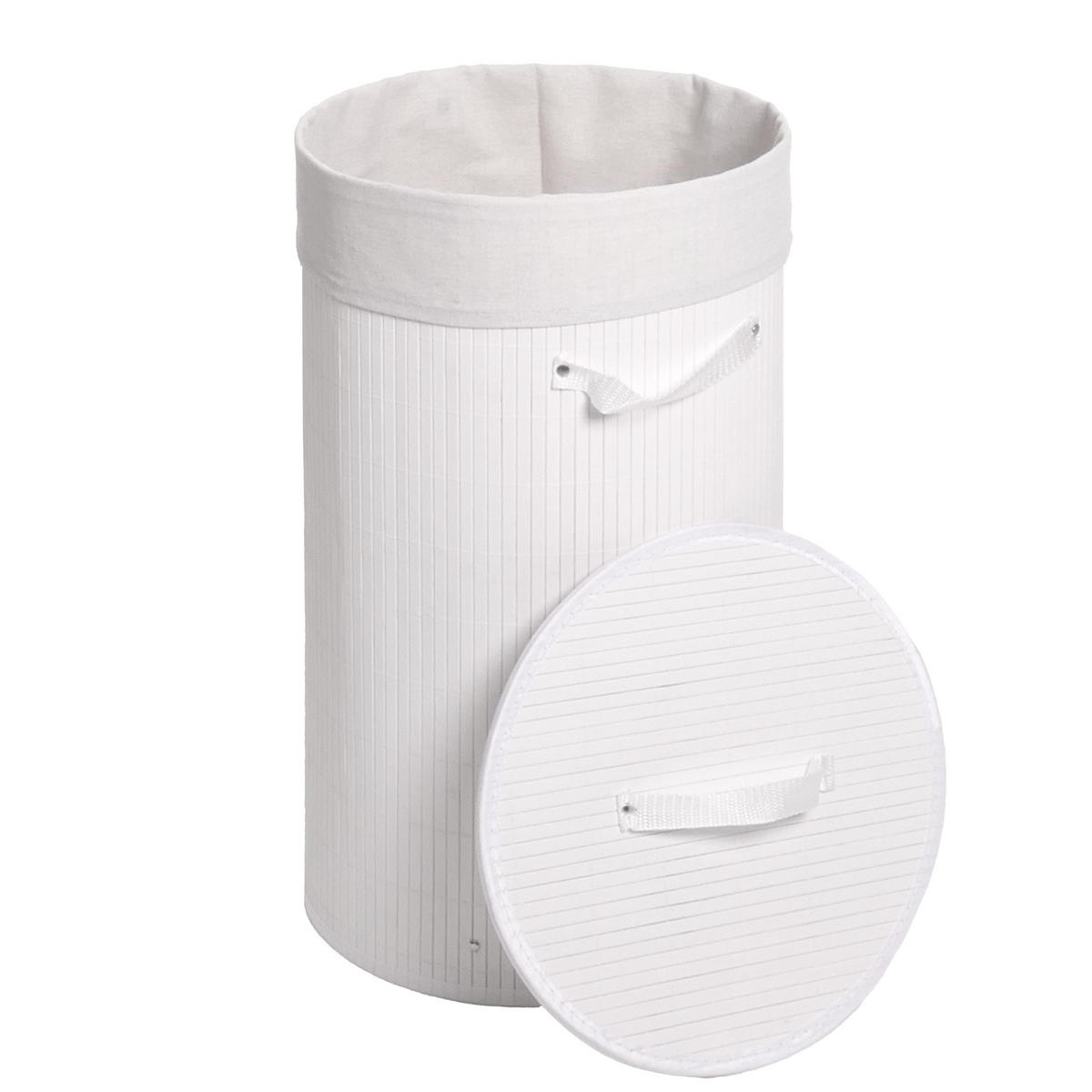 KOŠ NA PRÁDLO Bílý, krémově bílý - bílá/krémová, dřevo (35/59/35cm) - MCW