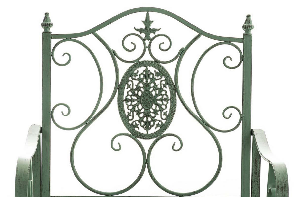 STUHL Pamela antik-grün - Grün, Metall (62/94/53cm) - TPFGarden