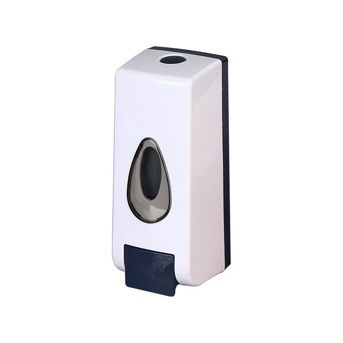 SEIFENSPENDER , Manueller Seifenspender 600 ml - Weiß, Kunststoff (8.7/22/9.3cm) - BELZ
