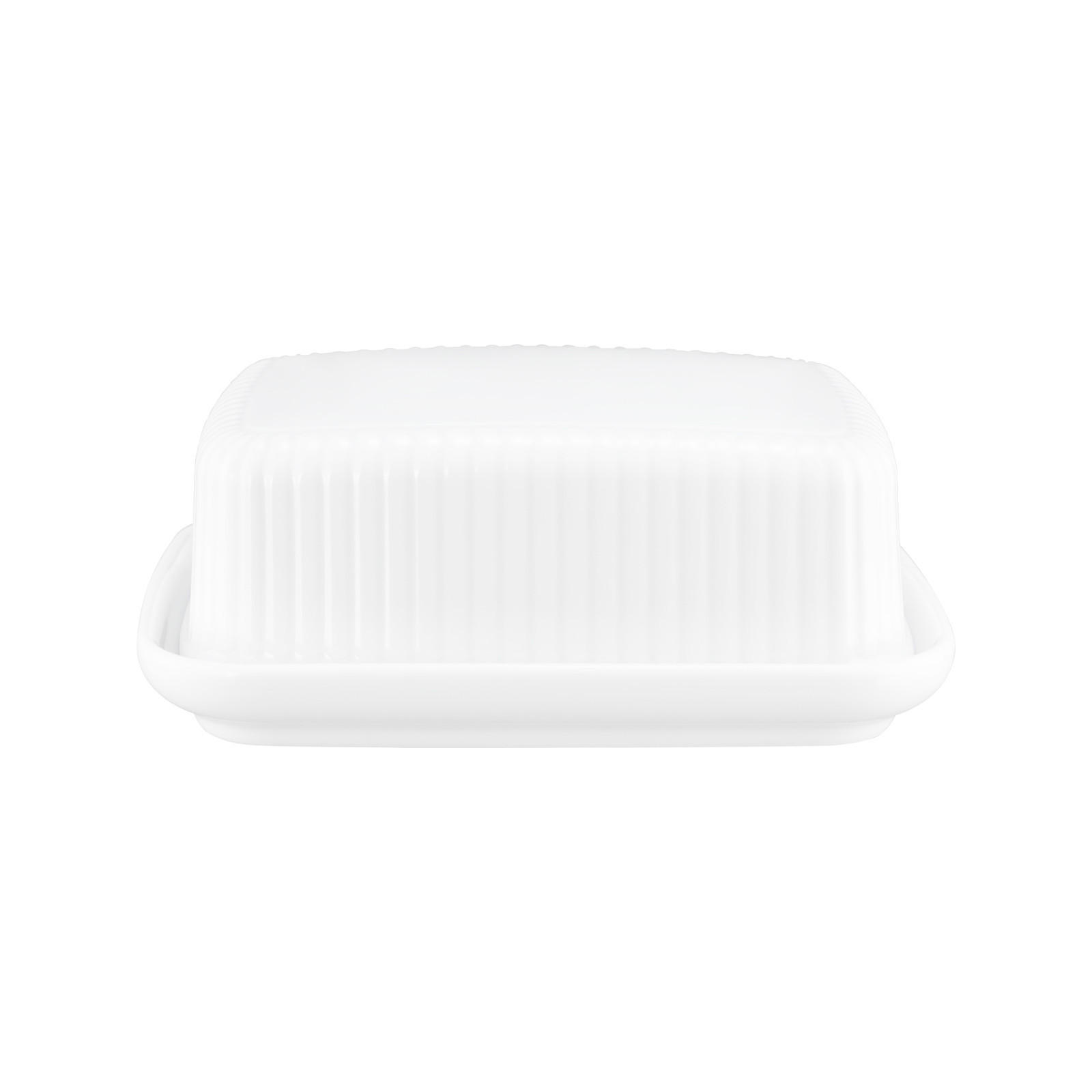 BUTTERDOSE Amina Weiß für 250 g - Weiß, Keramik (14/6.2/17.5cm) - Seltmann Weiden