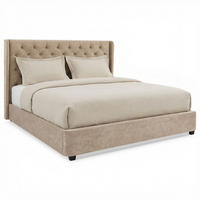 POLSTERBETT SAMPERI 180x200 cm beige - Beige, Textil (180/200cm) - IDIMEX