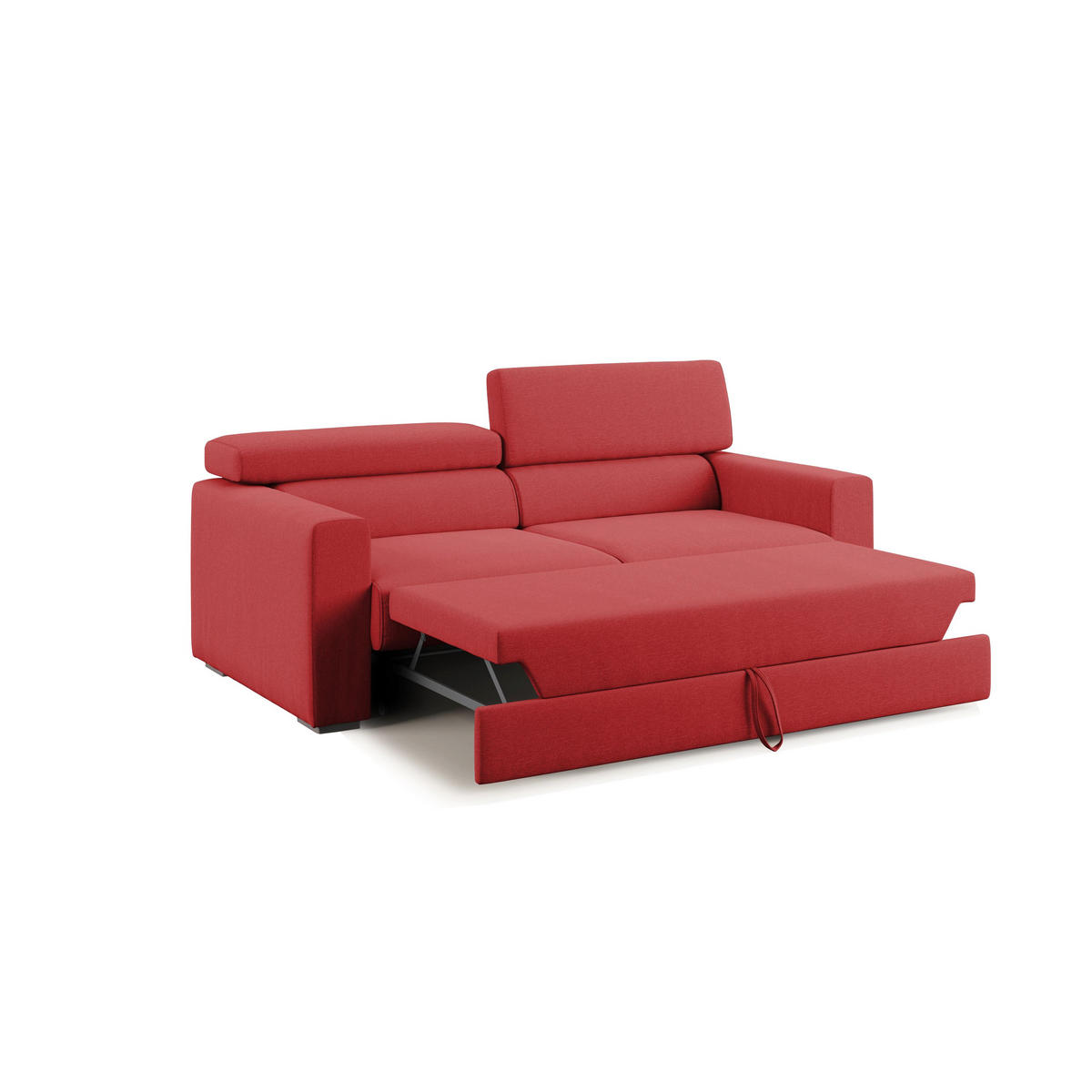 LINEARSOFA Dylan - Rot, Textil (188/89/100cm) - Divani.store