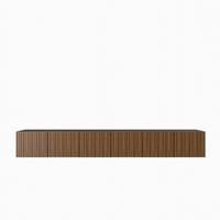 LOWBOARD LIVO 300/41/40 cm, Hängender TV-Schrank Schwarz / Eichefarben - Eichefarben/Schwarz, Holzwerkstoff (300/41/40cm) - MASSENO