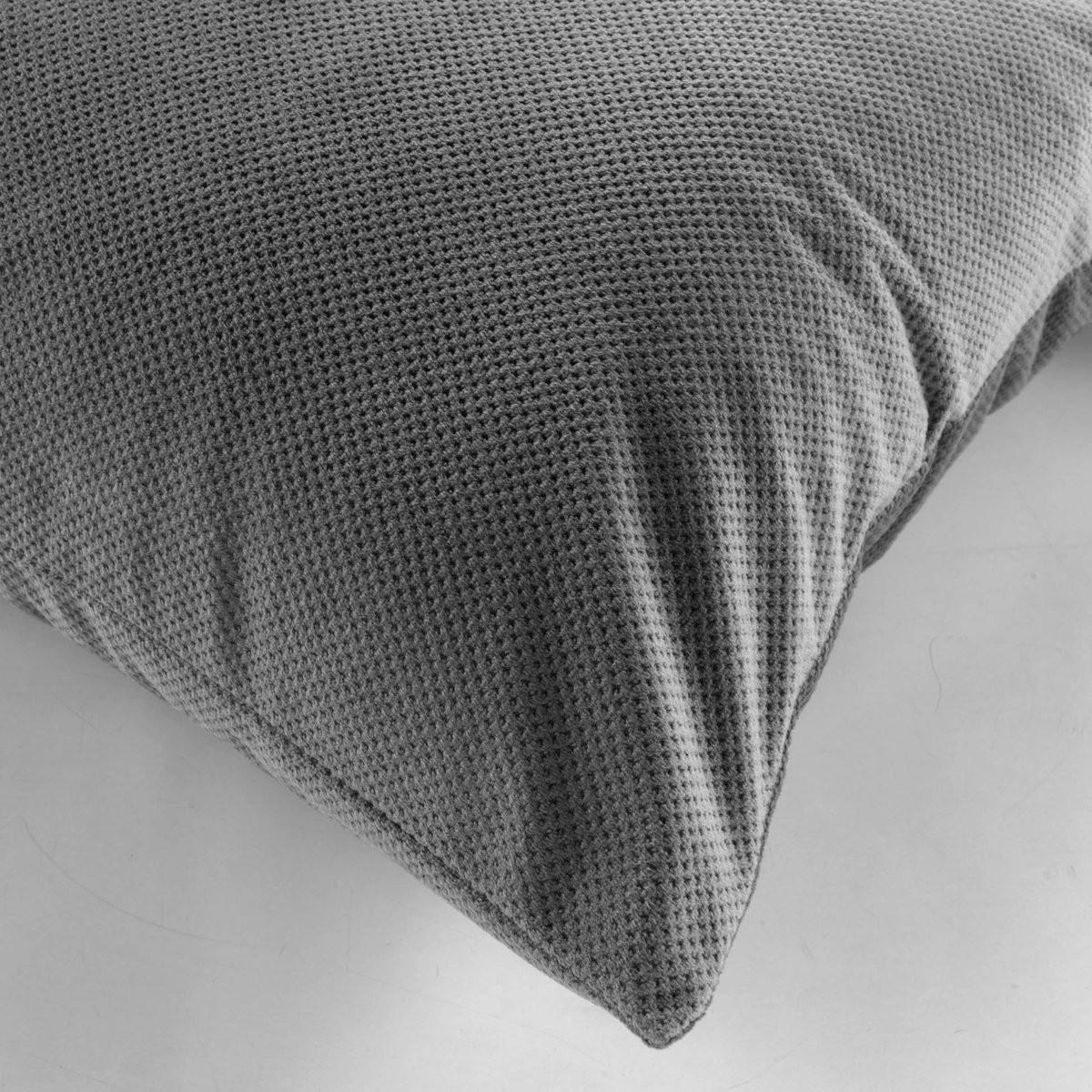 ZIERKISSEN Velouriane 50/50 cm - Grau, Textil (50/50cm) - Douceur d´intérieur