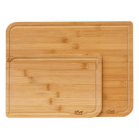 SCHNEIDEBRETTER aus Bambus 35/25/2,5 cm - Braun, Naturmaterialien (25/35cm) - 5five Simply Smart