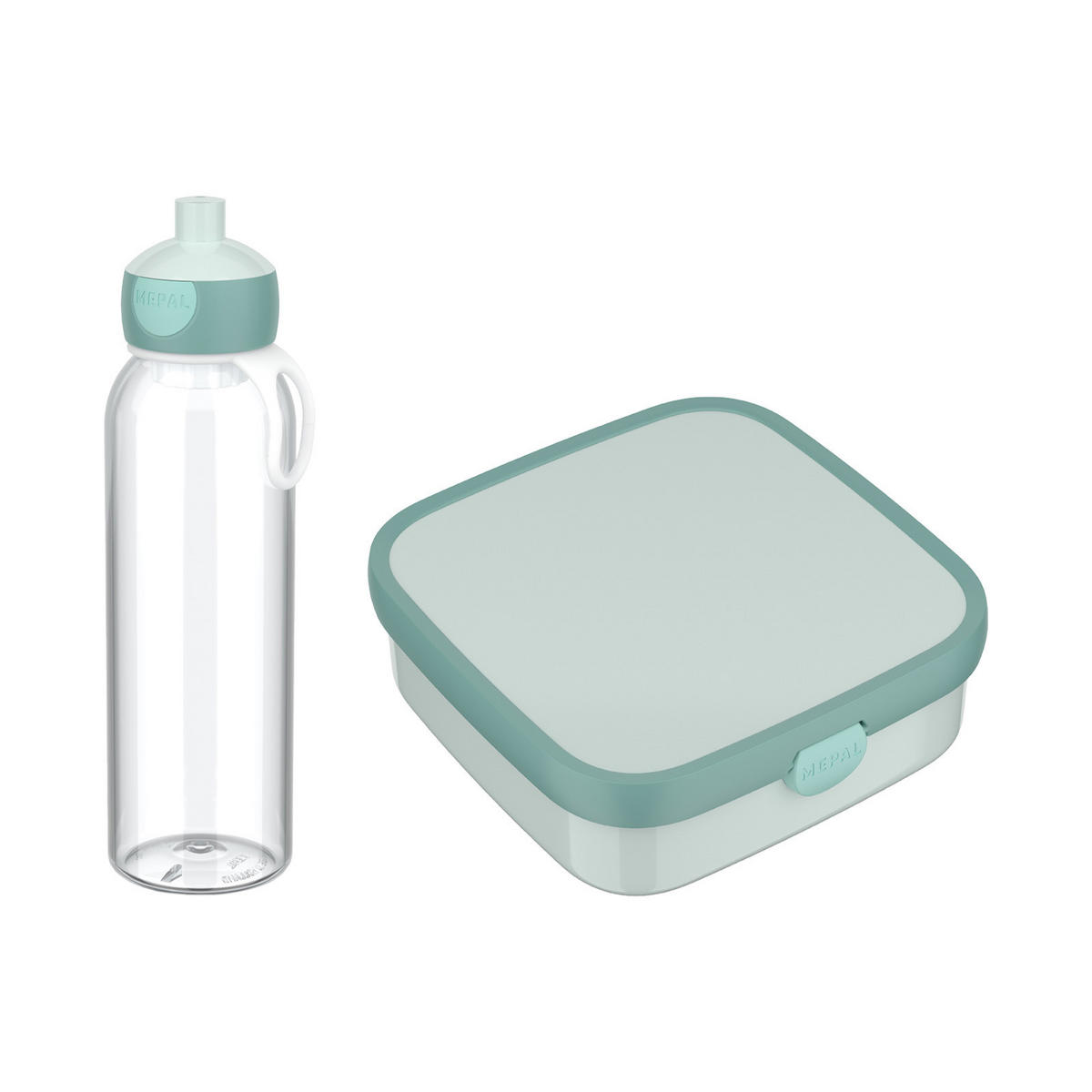 PAUSENSET XL Campus (2025) Cool Mint 2er Set - Mintgrün, Kunststoff (1/1/1cm) - Mepal