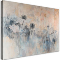 WANDBILD blumen pflanzen - Beige, Textil (60/40cm) - Feeby