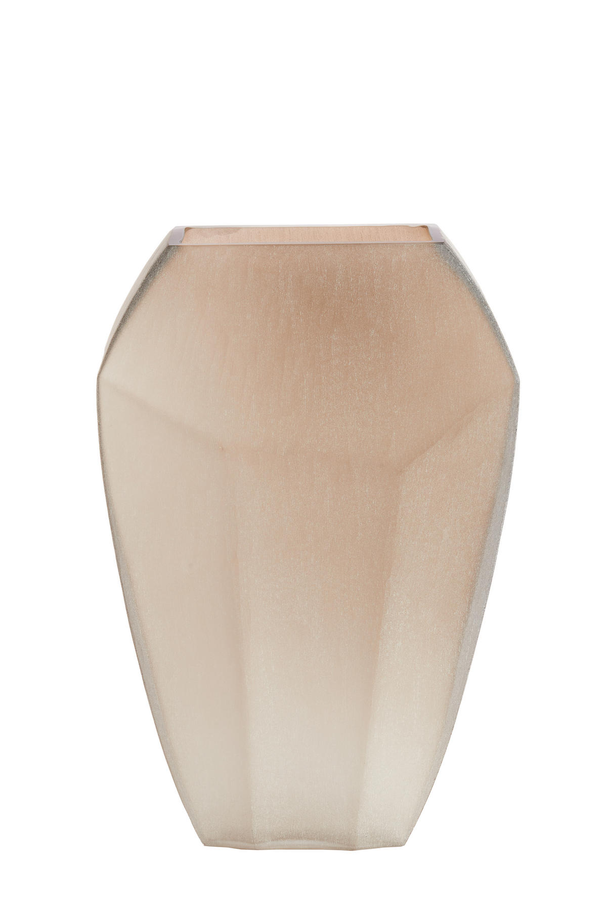 VAZE Vionna Braun 30/16/44.5 cm - Braun, Glas (44.5cm) - Light & Living