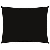 SONNENSEGEL Oxford-Gewebe Rechteckig 5x6 m Schwarz - Schwarz, Textil (600/500cm) - furnicato