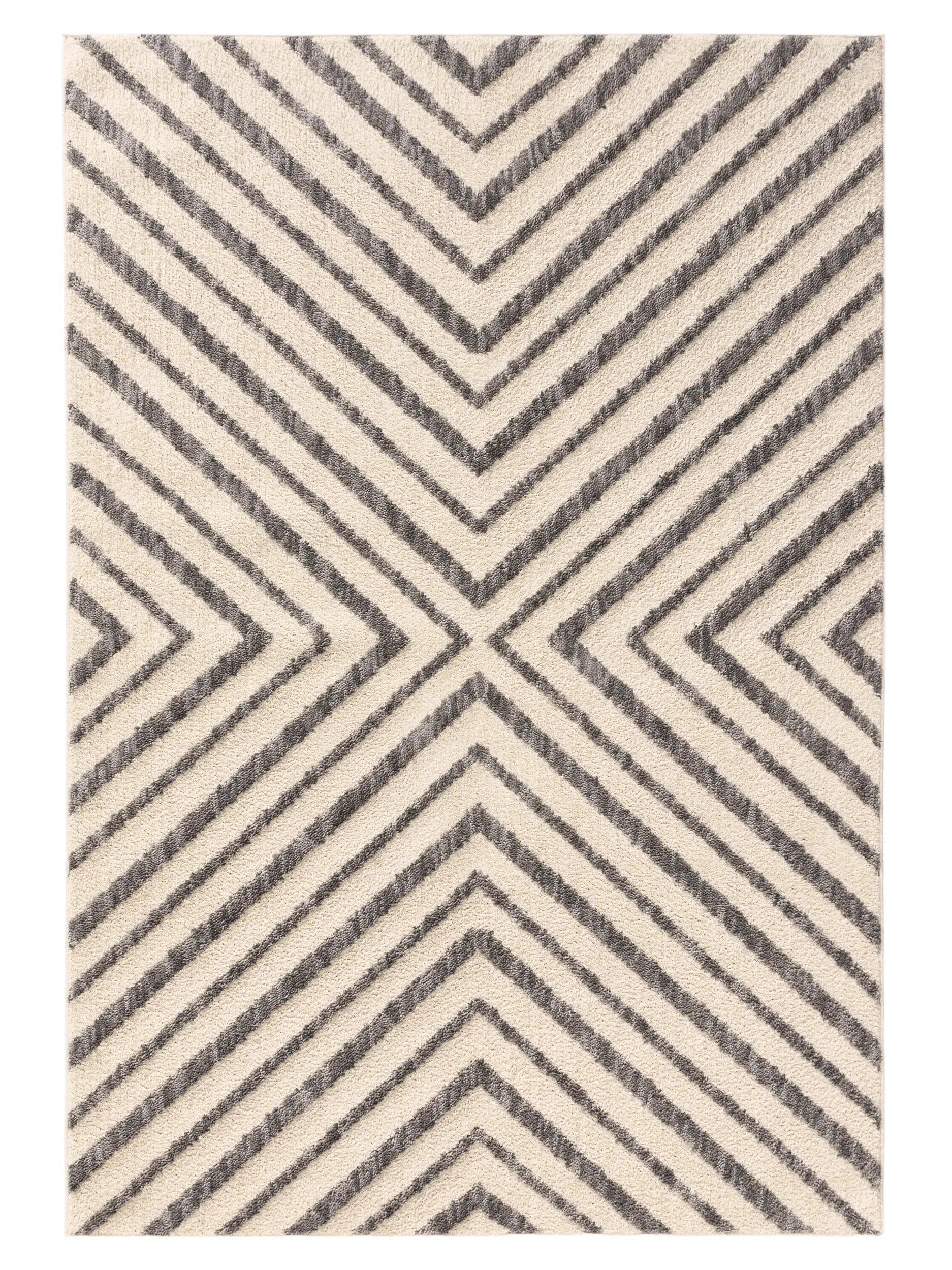 TEPPICH Junis Cream 160/230 cm - Creme, Naturmaterialien/Textil (160/230cm) - benuta