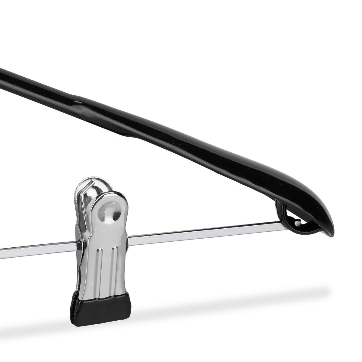 10XSVORKY - čierna, kov/plast (22.5/3/42cm) - Relaxdays