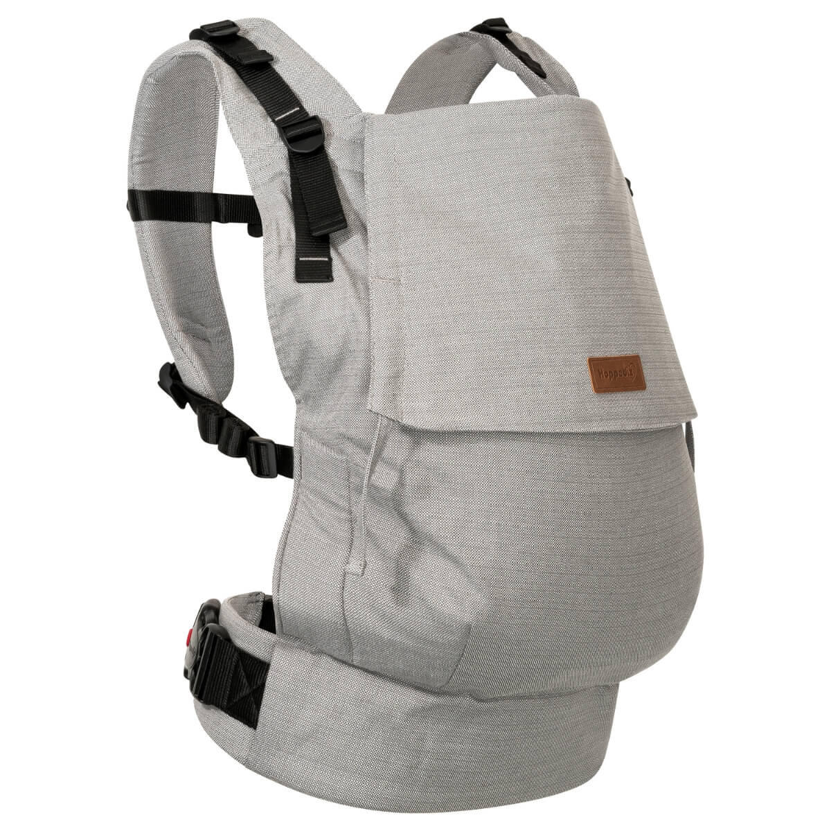 Hoppediz Babytrage Grau 26.5x7.2x38.5 cm
