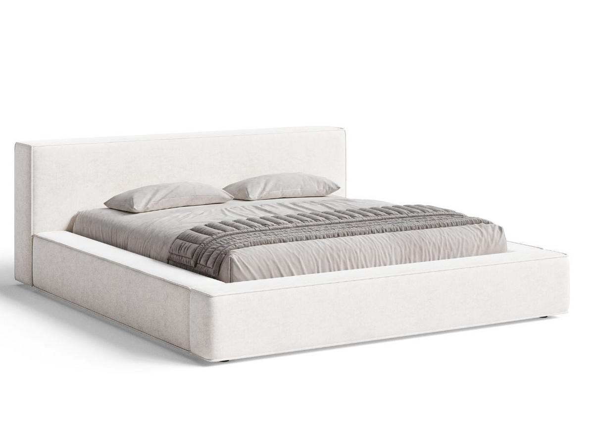 POLSTERBETT Mali 160x200 Creme - Creme, Textil (160/200cm) - Graingold