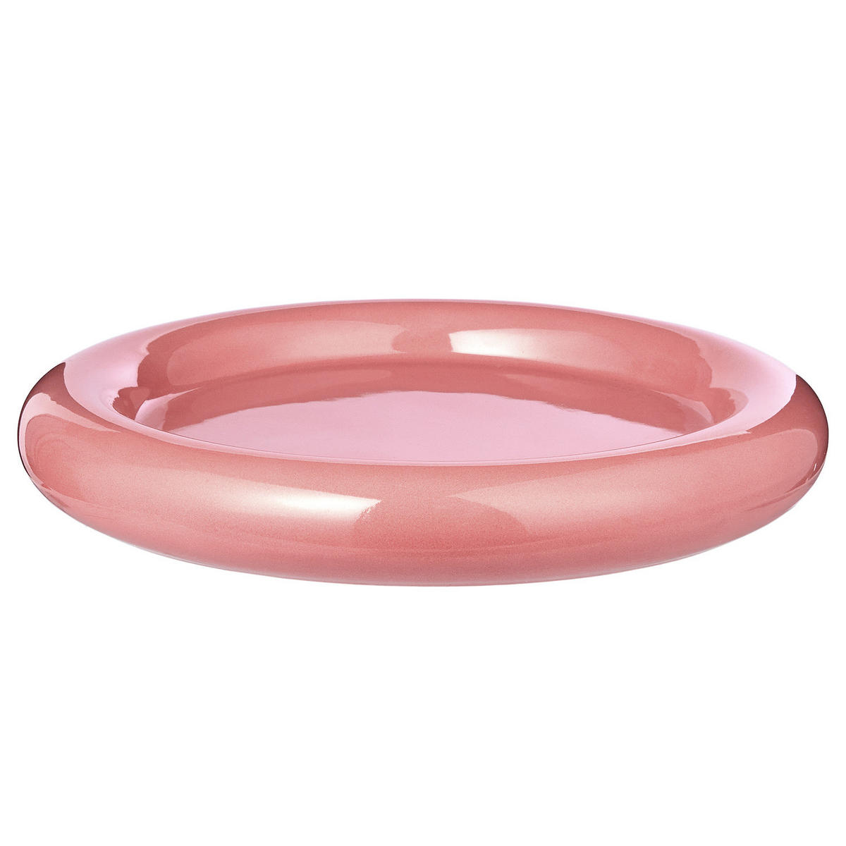 DINNERTELLER (2er Set) Groove - Rosa, Keramik (27/27/4cm) - Butlers