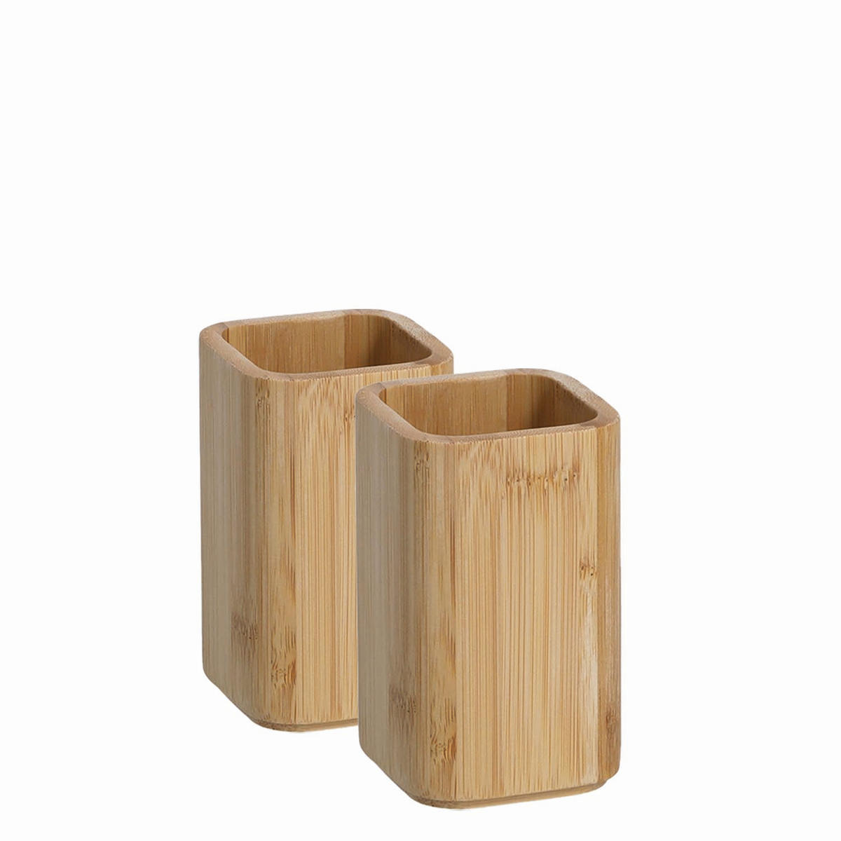 BADACCESSOIRES aus Bambus, 5-teiliges Set - Naturfarben, Holz (9.5/35.5/9.5cm) - Zeller Present