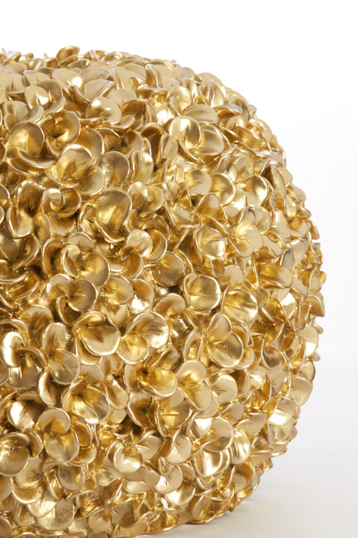VASE Phylia Gold Ø47,5/30 cm - Goldfarben, Kunststoff (30cm) - Light & Living