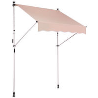 KLEMMMARKISE Wendy 350x120 cm beige - Naturfarben, Metall (350/220/120cm) - TPFGarden