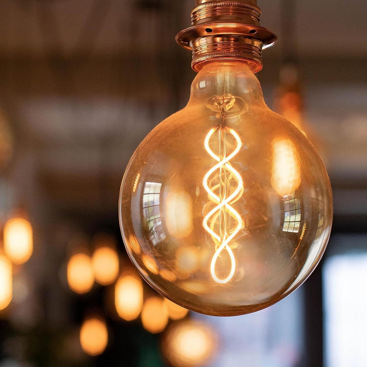 LEUCHTMITTEL Zivoltrix 9.5/9.5/13.5 cm - Braun, Glas (9.5/13.5cm) - ZMH