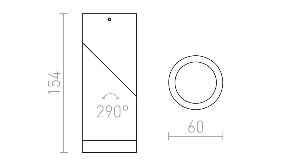 DECKENLEUCHTE SNAZZY Schwarz 8 W - Schwarz, Metall (6/6/155cm) - Rendl